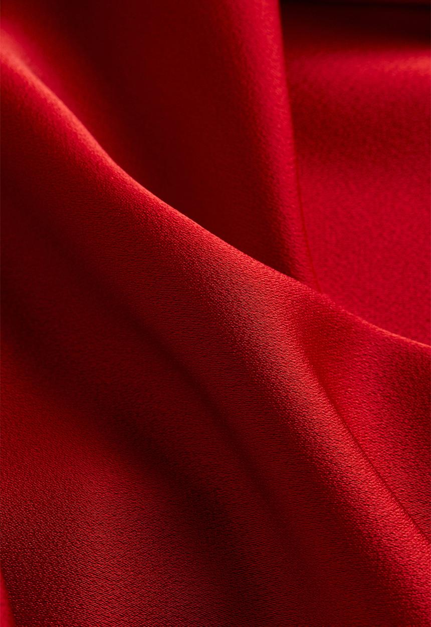 H&M - Draped dress - red
