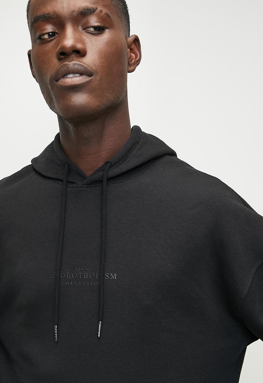 Superbalist - Oversize Sup Fashion Print Hoodie - Black