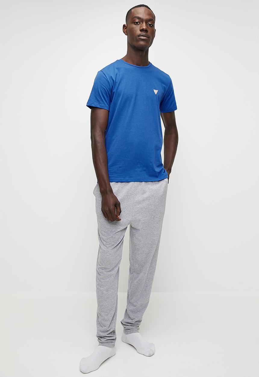 GUESS - Joe single crew neck short sleeve - adventure blue