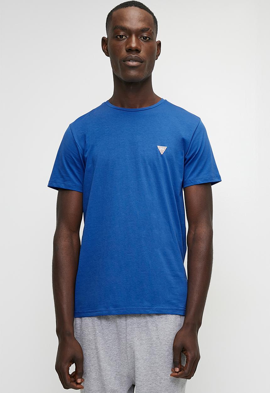 GUESS - Joe single crew neck short sleeve - adventure blue