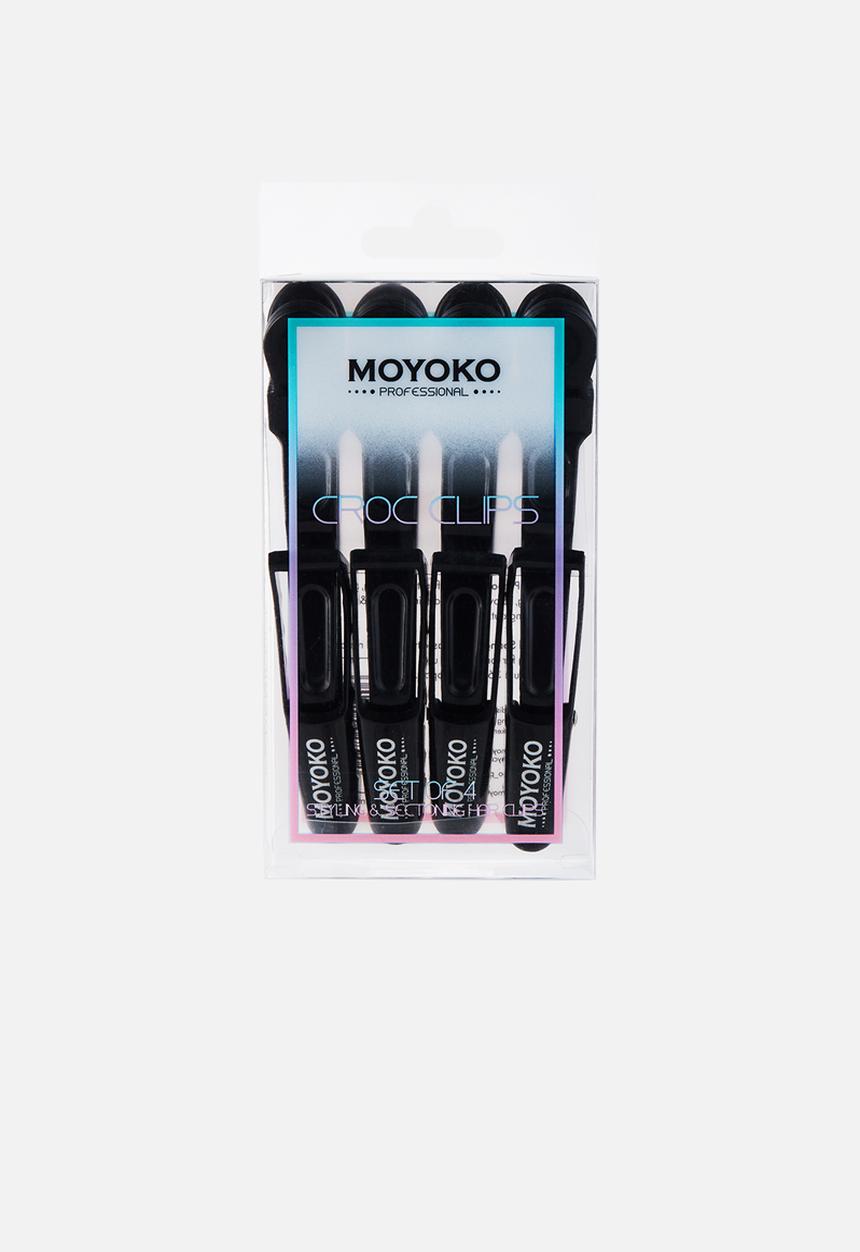 Moyoko Professional - Professional Croc Clips - Hair Styling Clips for Sectioning - Black