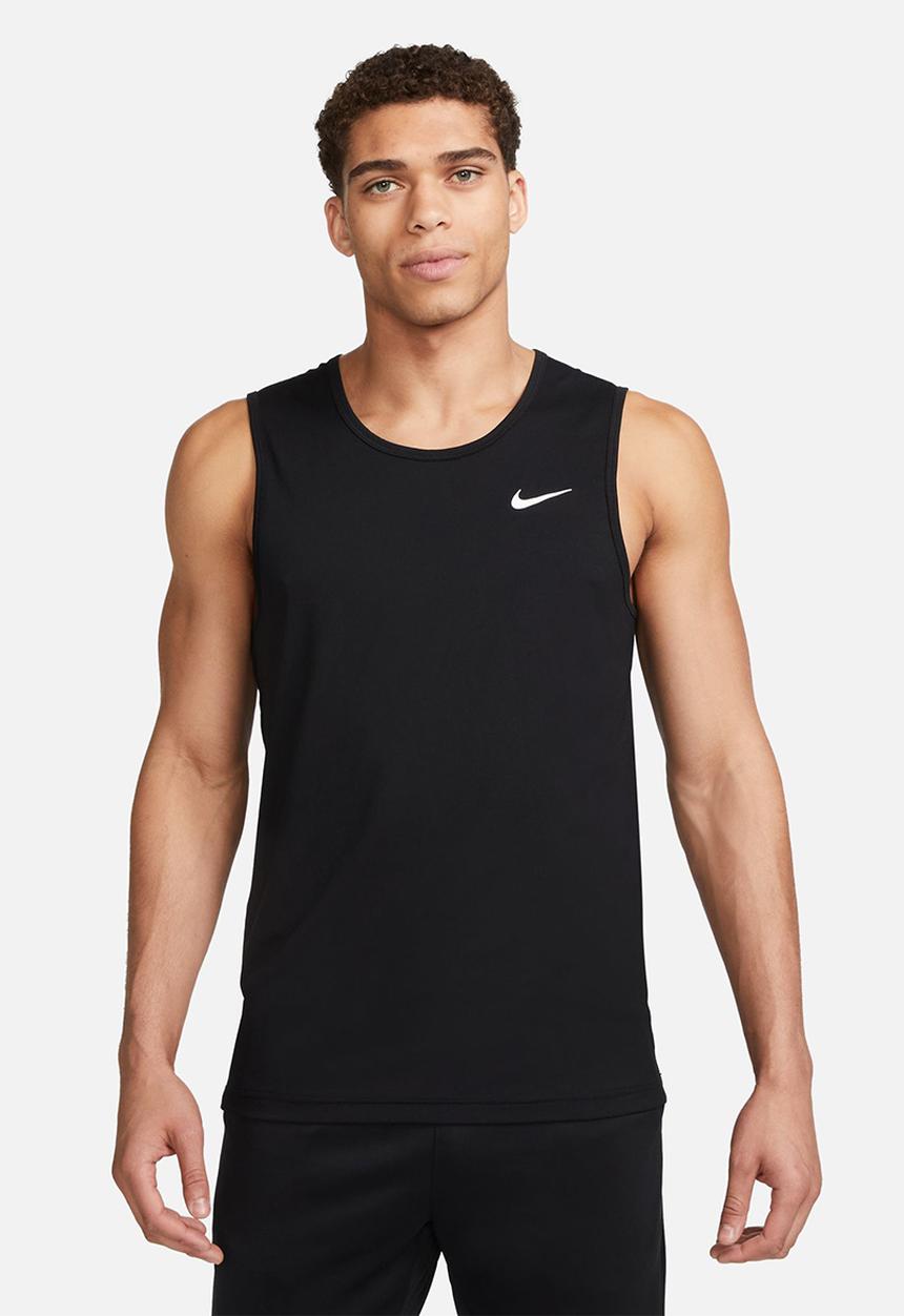 Nike - Dri-FIT Hyverse Fitness shirt tank - black/white