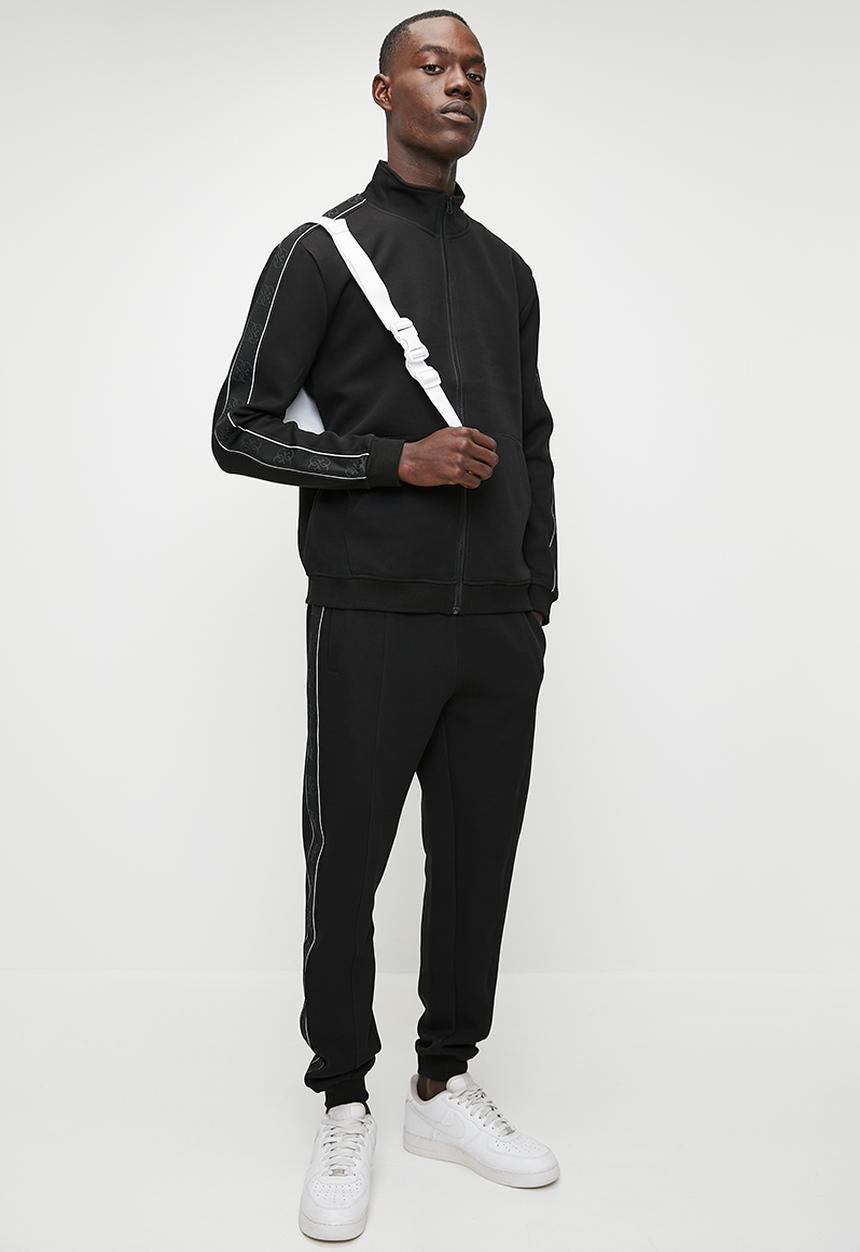 GUESS - Mickey full zip sweatshirt - jet black a996