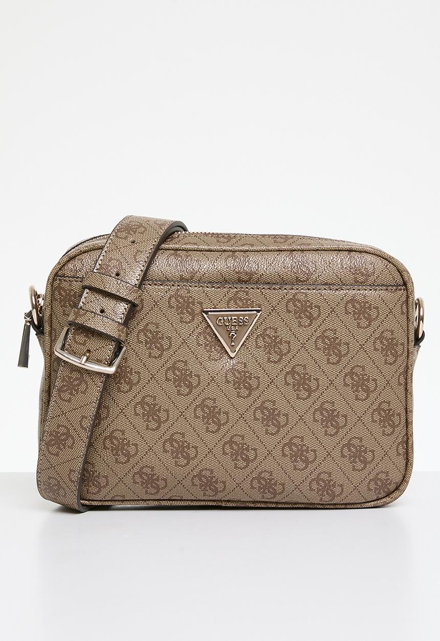 GUESS - Meridan camera bag - latte
