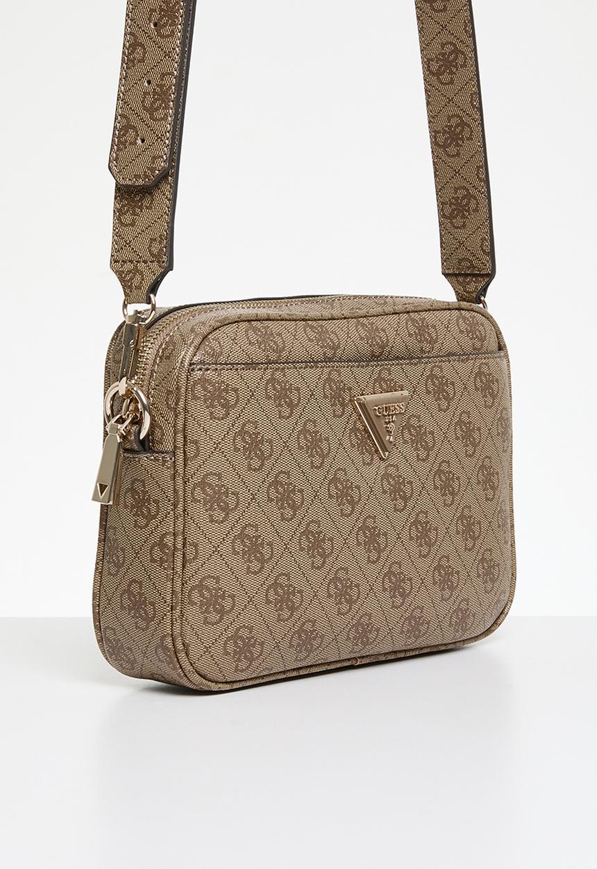 GUESS - Meridan camera bag - latte