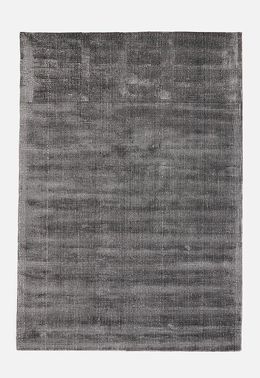Sixth Floor - Plush Viscose Rug - Charcoal
