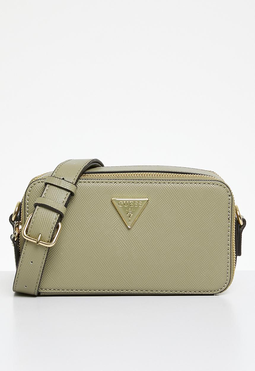 GUESS - Breana double zip crossbody bag - sage