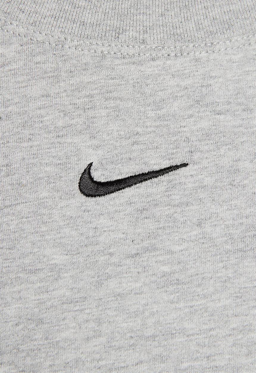 Nike - W nsw tee essntl lbr - dk grey heather/black