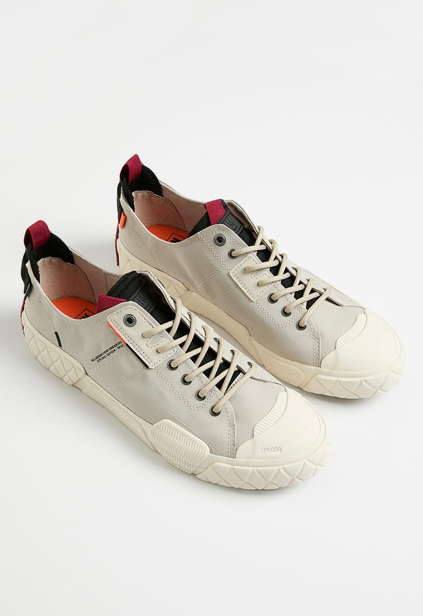 Palladium - ace city shell lo - natural grey