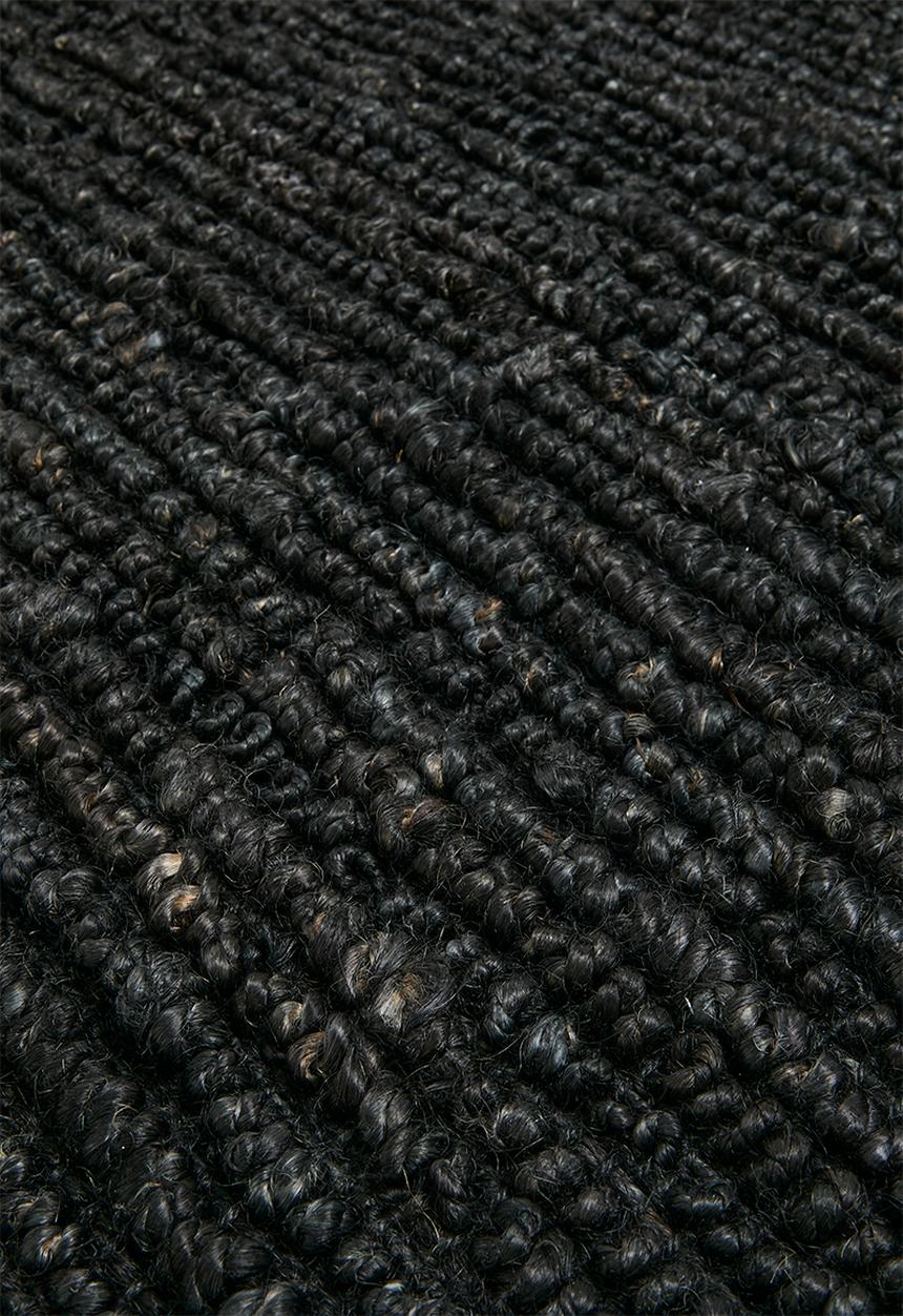 Sixth Floor - Hand Woven Chunky Jute Rug - Midnight