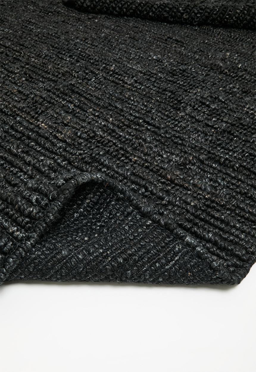 Sixth Floor - Hand Woven Chunky Jute Rug - Midnight