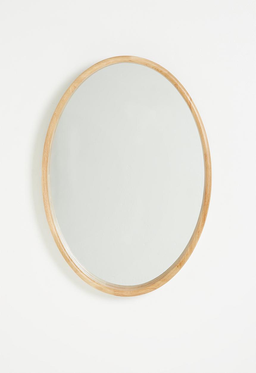 Sixth Floor - Wooden Mirror - Natural 50x70cm