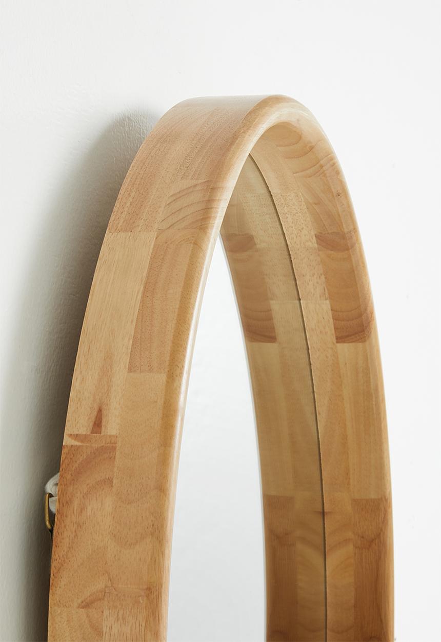 Sixth Floor - Wooden Mirror - Natural 50x70cm