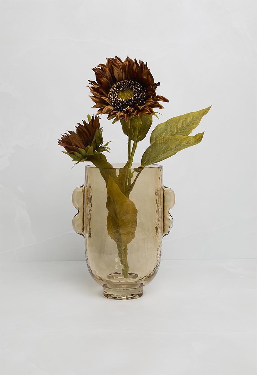 Sixth Floor - Amber Glass Vase 