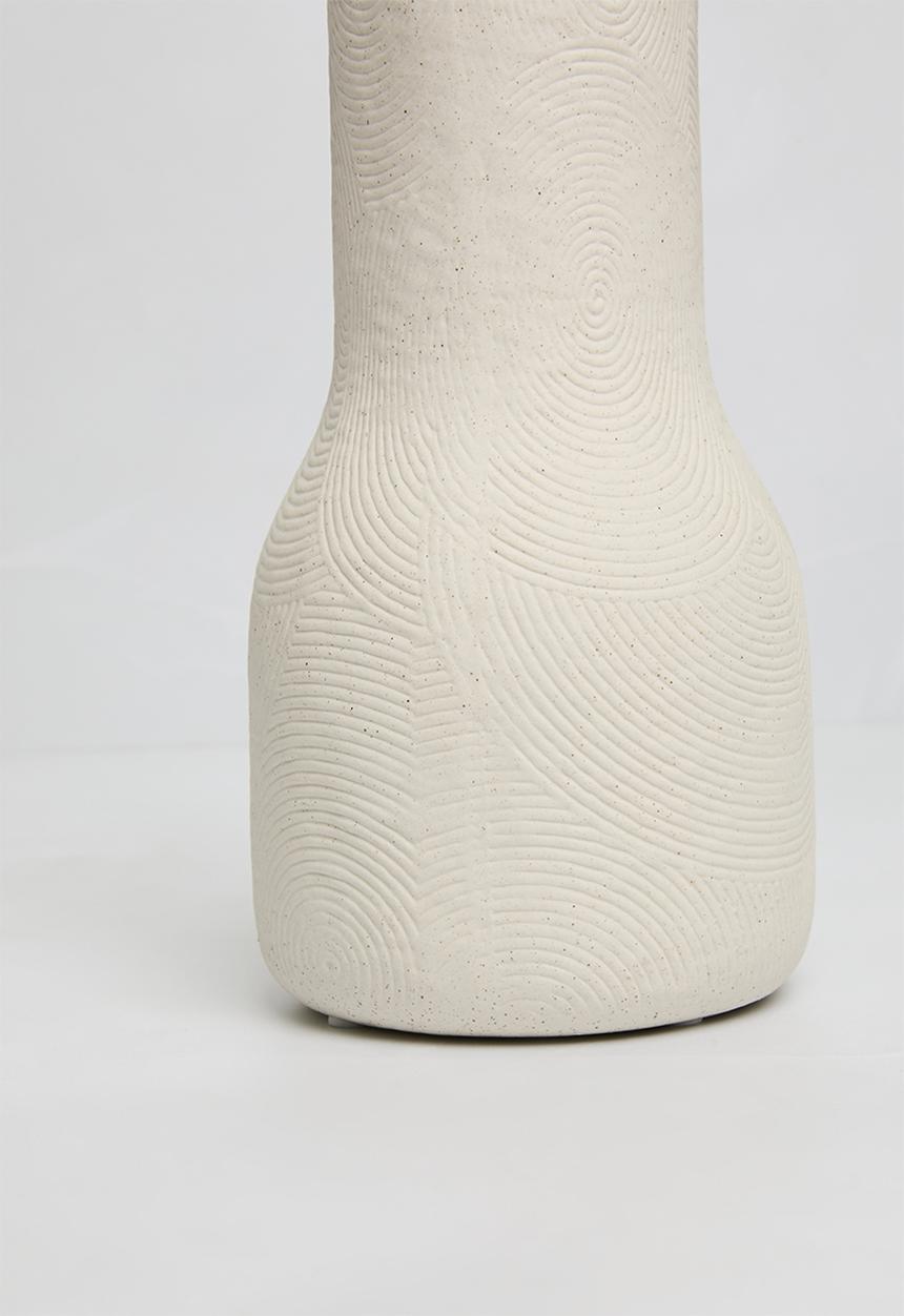 Sixth Floor - Porcelain Vase - White