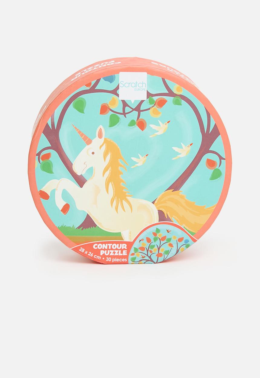 Scratch Europe - Compact puzzle 35 pieces unicorn - multi