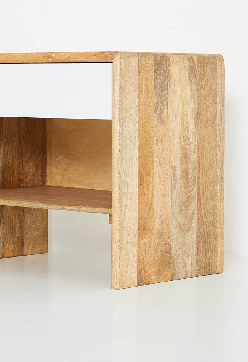 Sixth Floor - Delia wooden Bed Side Table - Natural