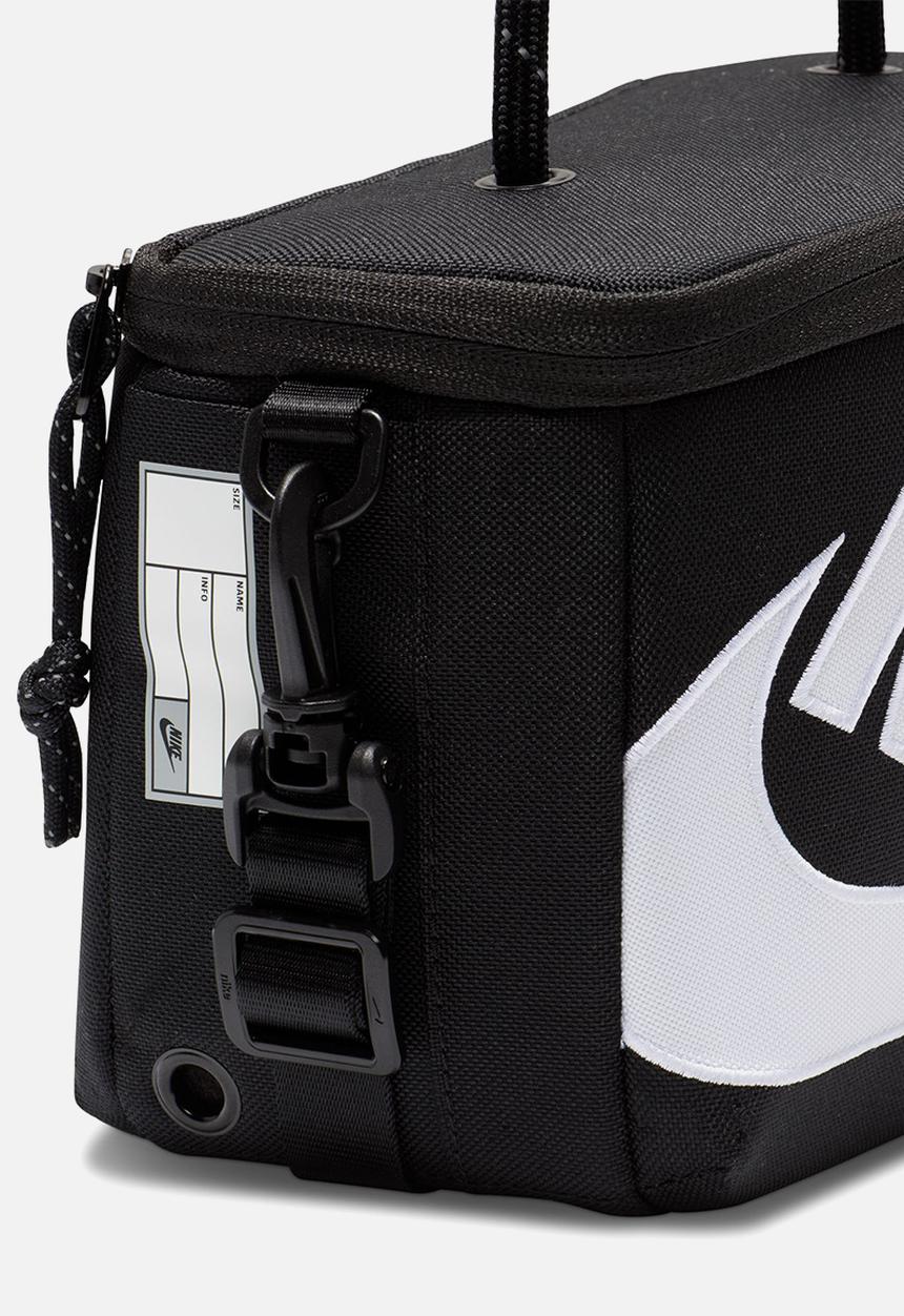 nike small box backpack in black
