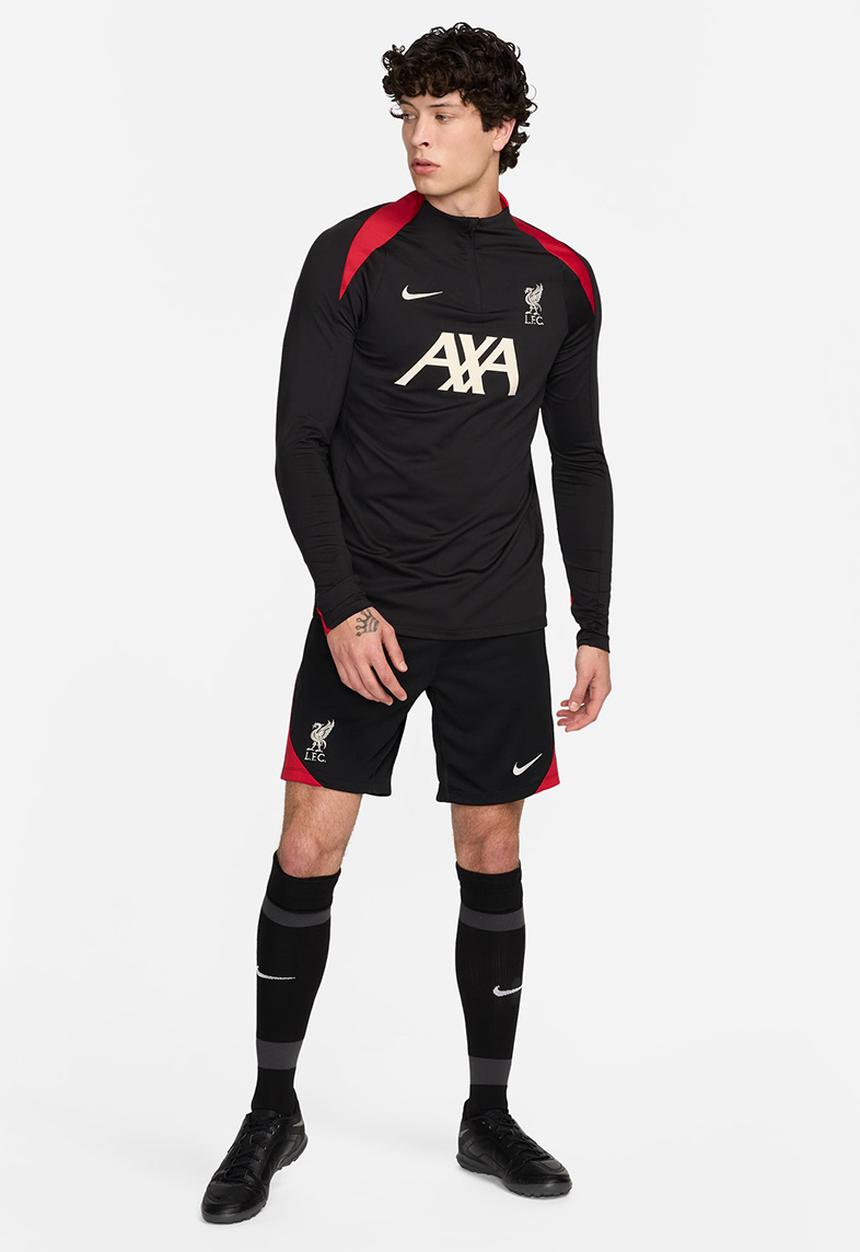Nike - Liverpool F.C. Strike Dri-FIT Football Knit Shorts - black/gym red