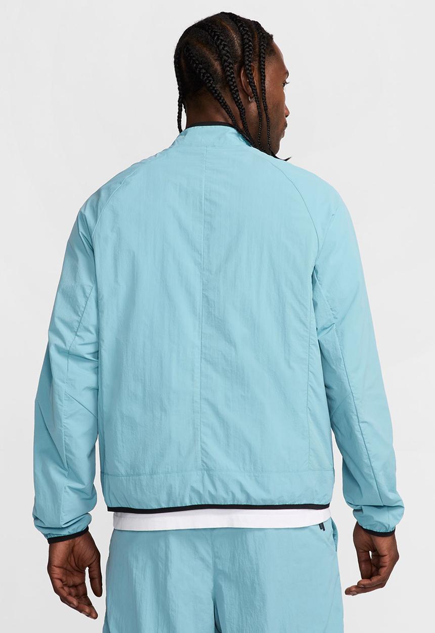 Nike - Tech woven jacket- denim turq/black