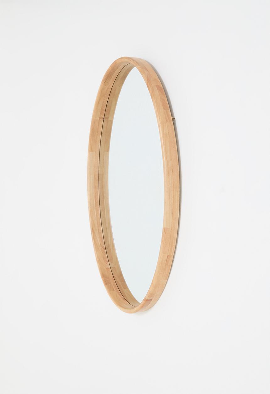 Sixth Floor - Large Wooden Mirror - Natural 60x100cm