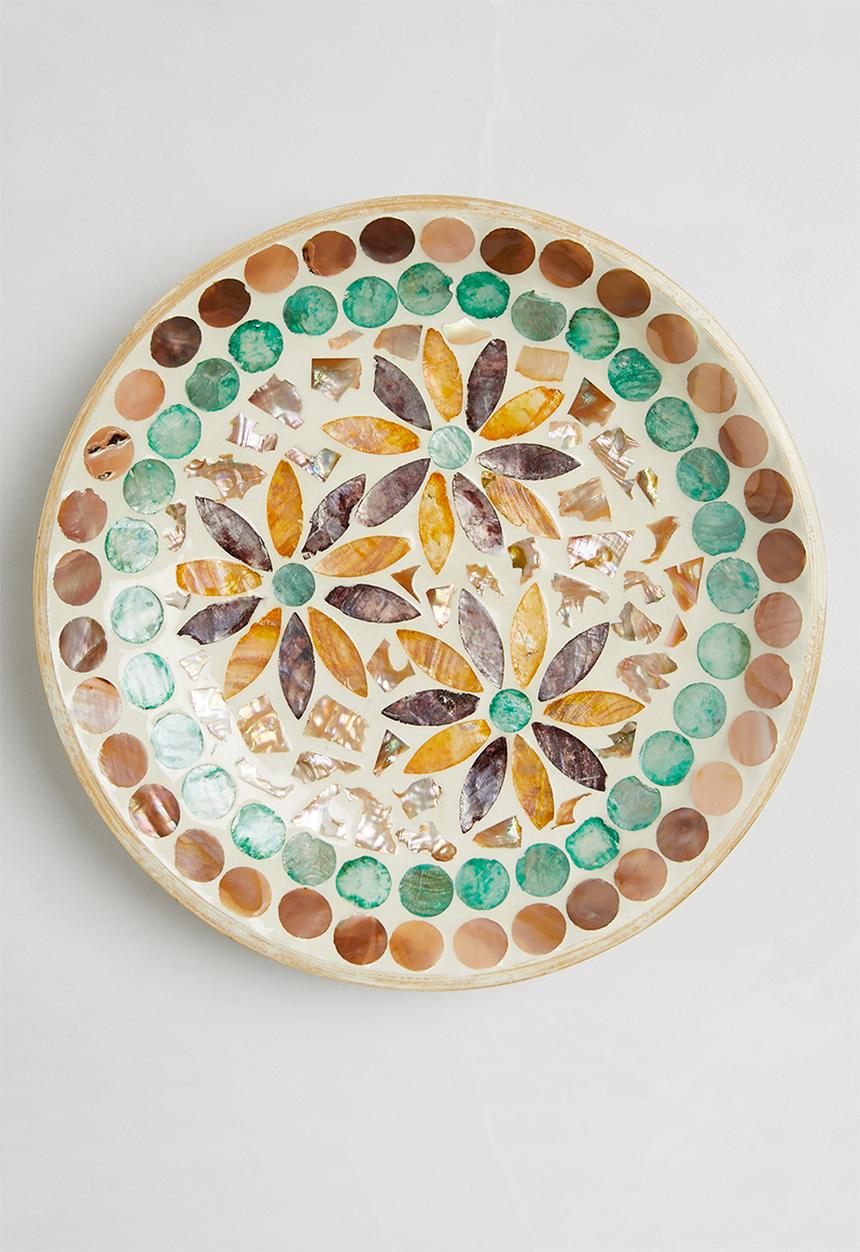 Sixth Floor - Medium capiz bowl - multi