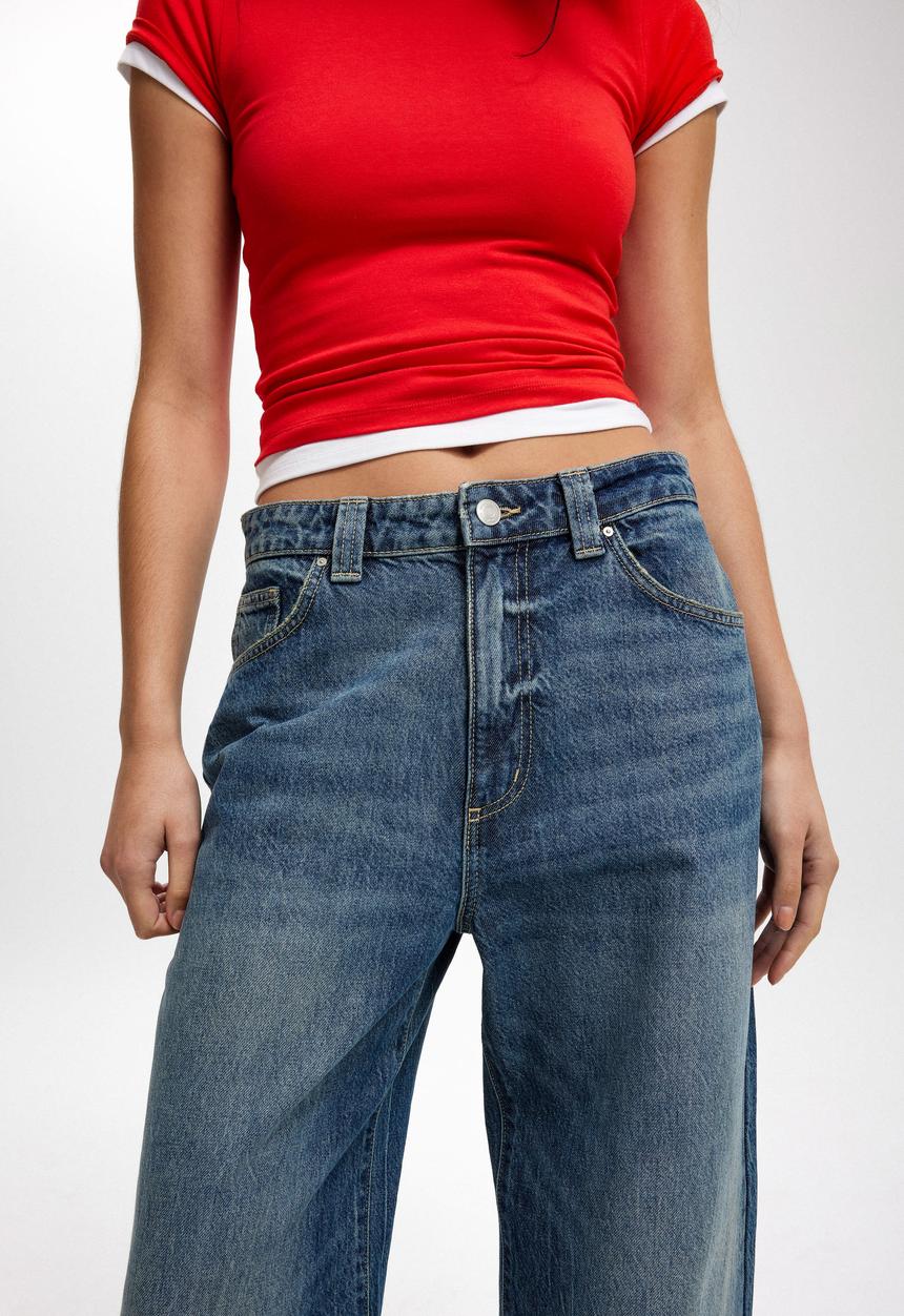 Cotton On - Super Baggy Jean - Blue Dusk