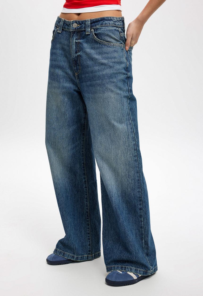 Cotton On - Super Baggy Jean - Blue Dusk