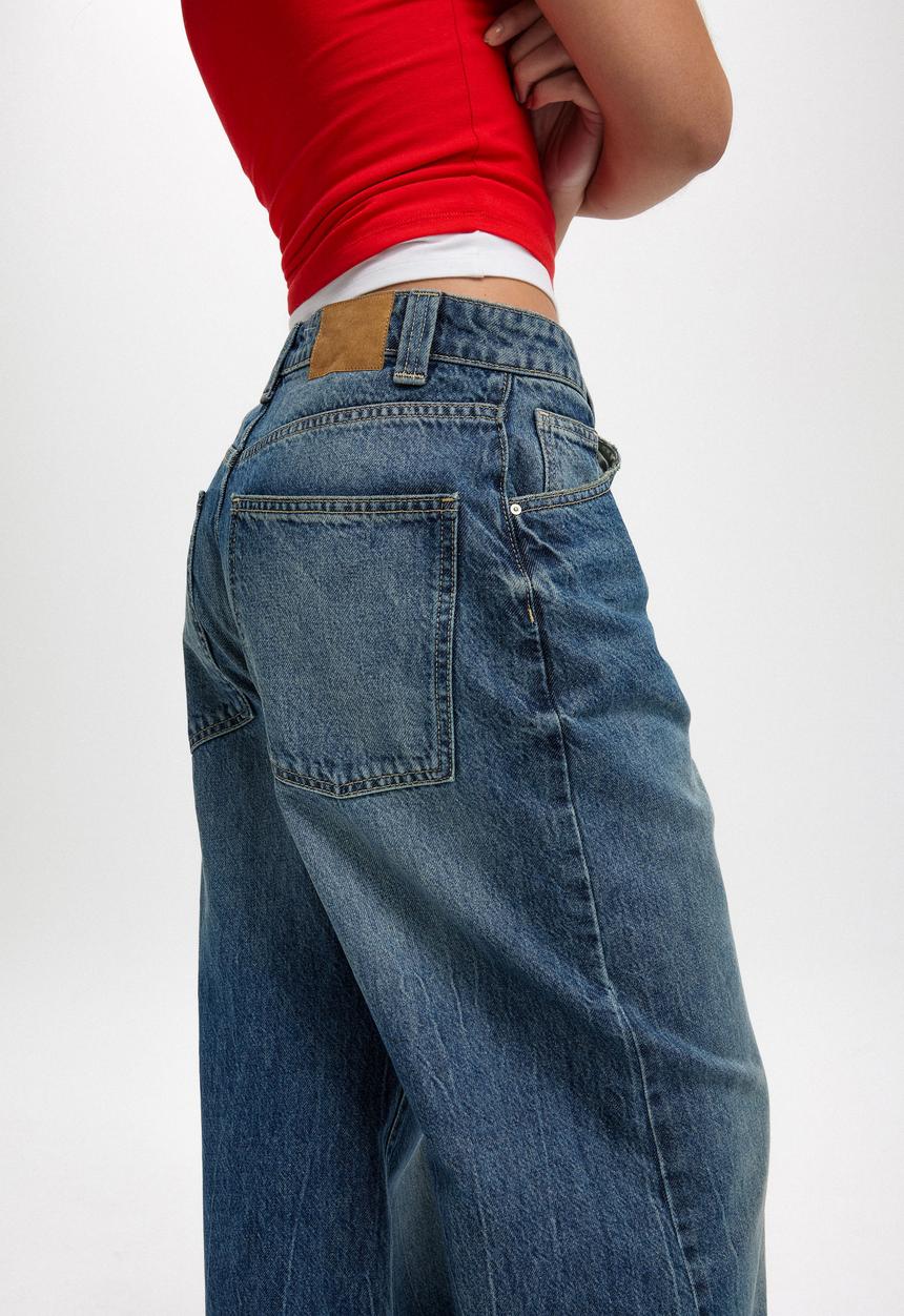 Cotton On - Super Baggy Jean - Blue Dusk