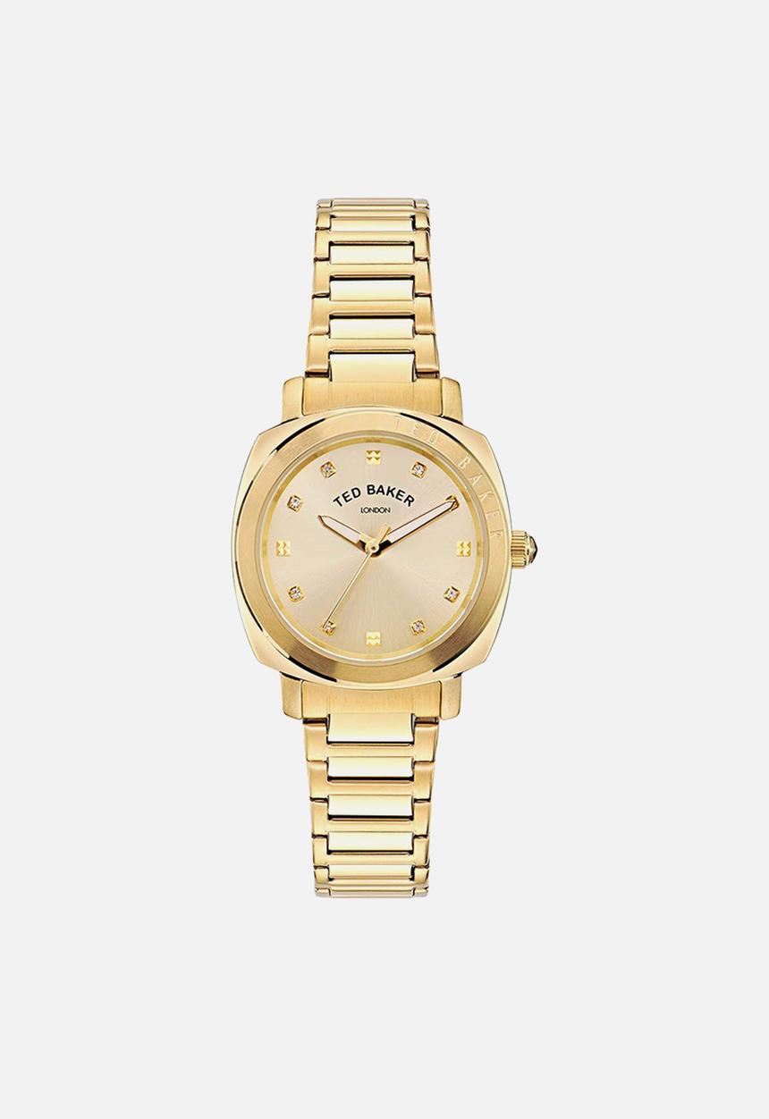 Ted Baker - Yellow gold rsst case yellow gold dial bracelet - gold