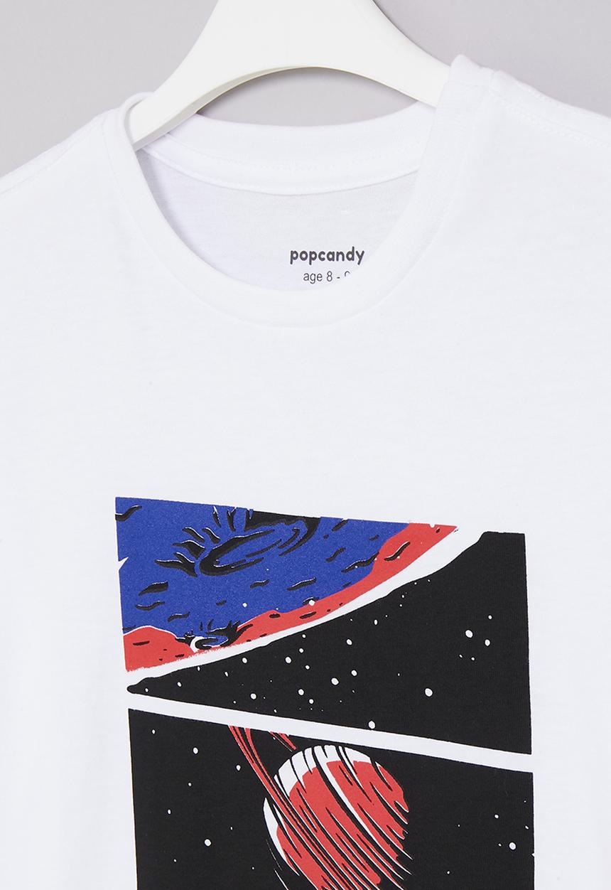 Pop Candy - Nasa tee - white