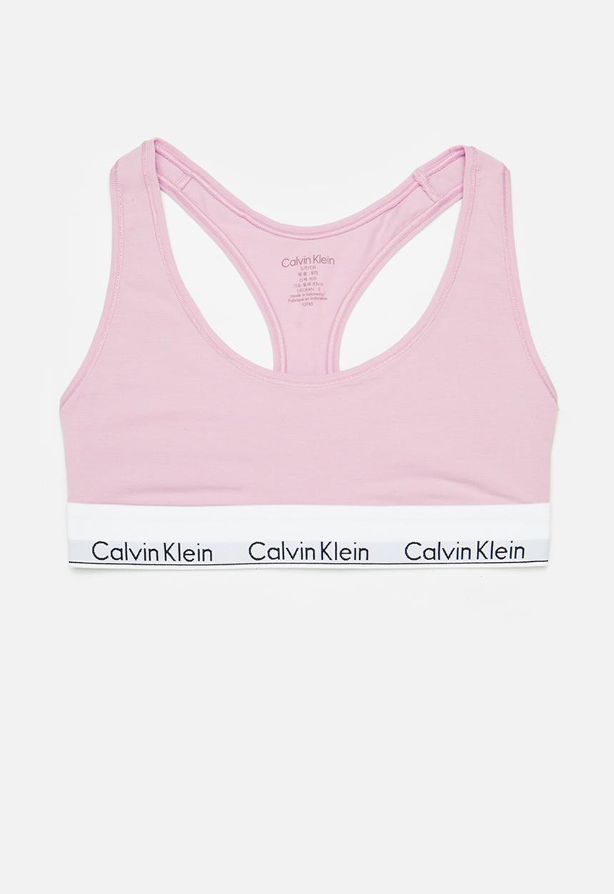 Calvin Klein - Unlined bralette - mauve mist