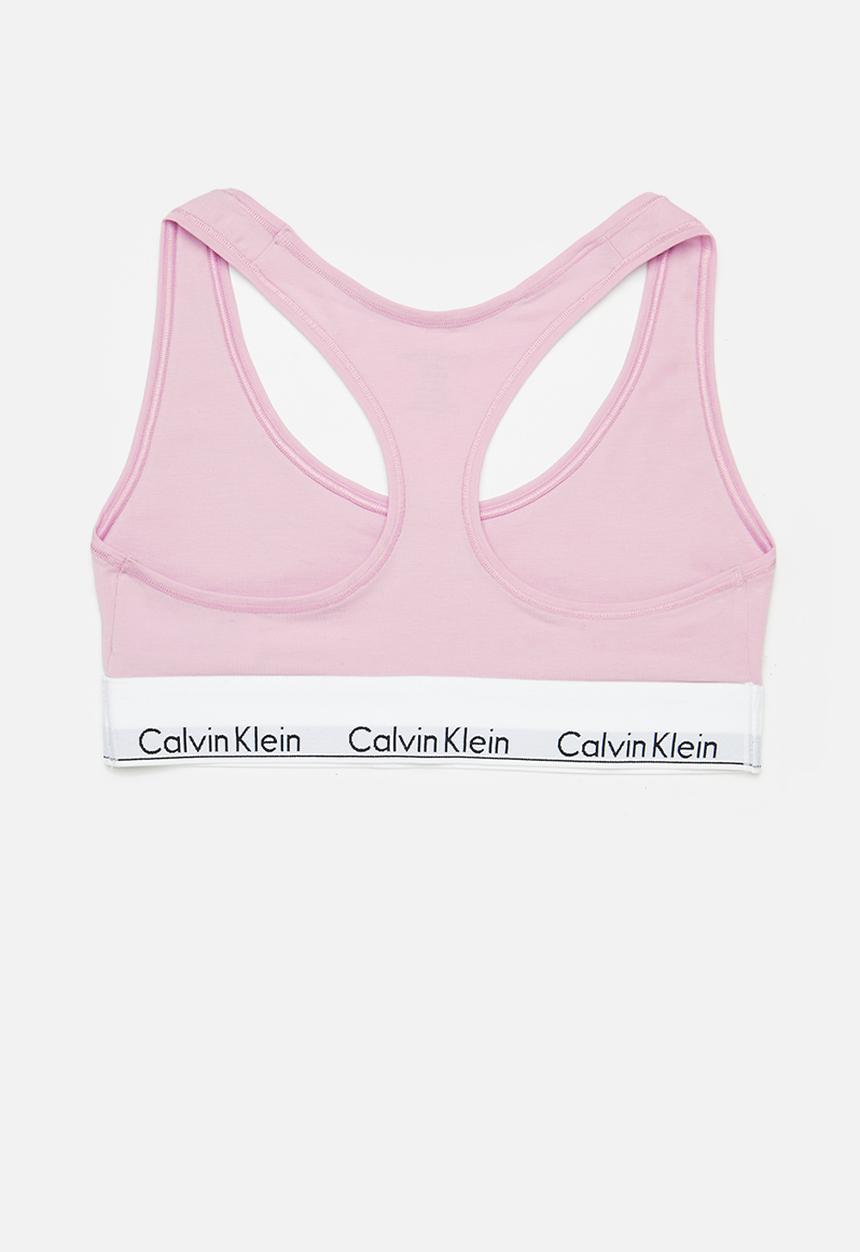 Calvin Klein - Unlined bralette - mauve mist