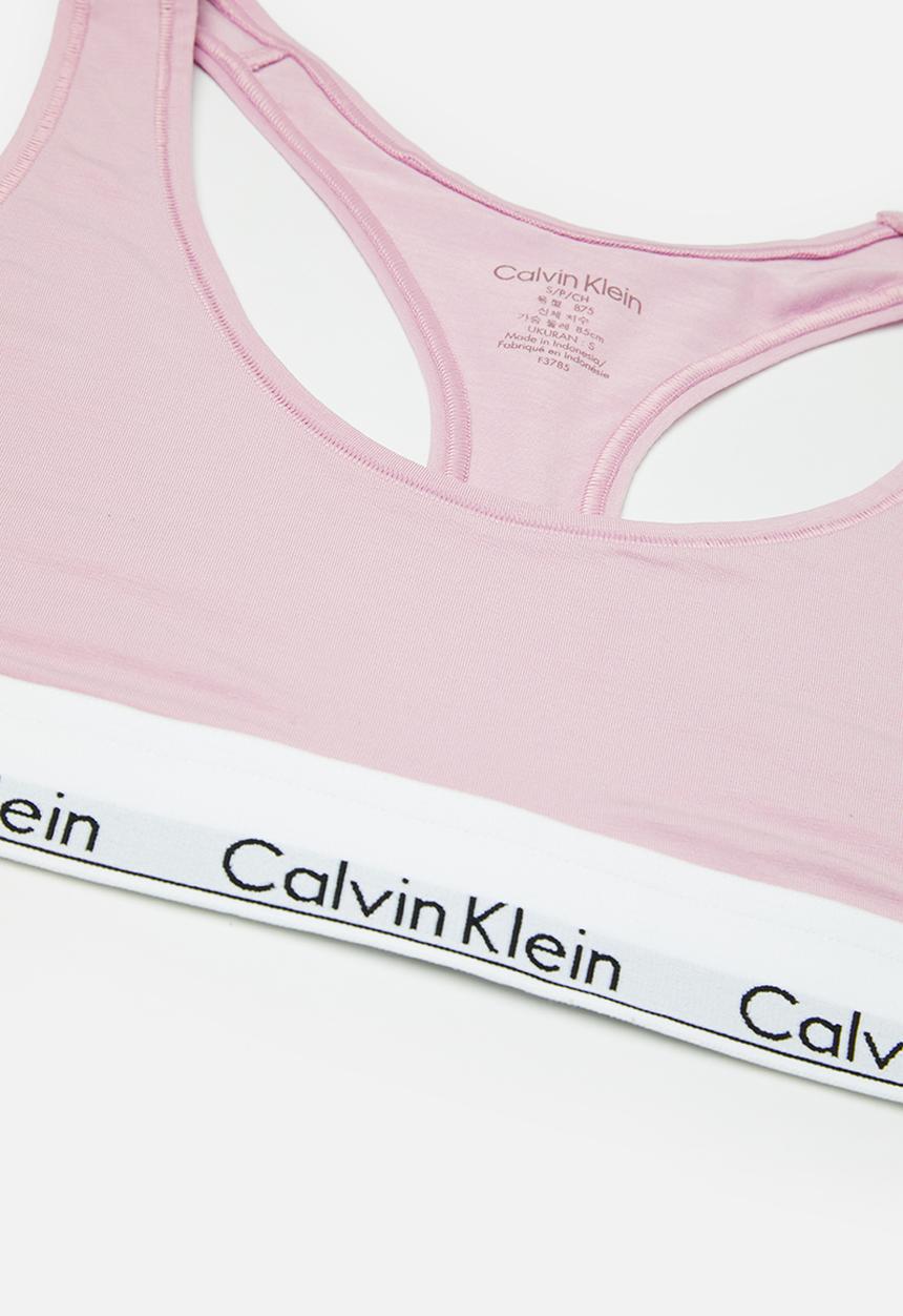 Calvin Klein - Unlined bralette - mauve mist