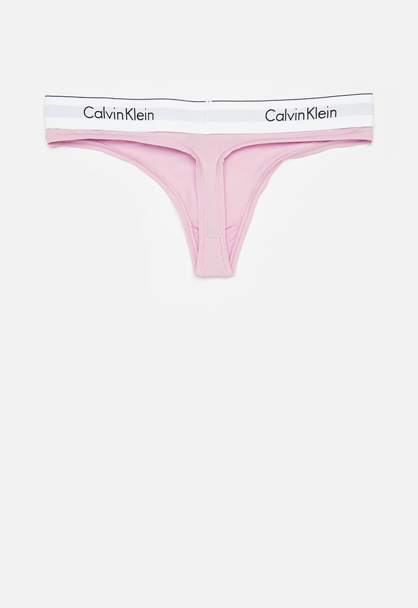 Calvin Klein - Eftw thong - mauve mist