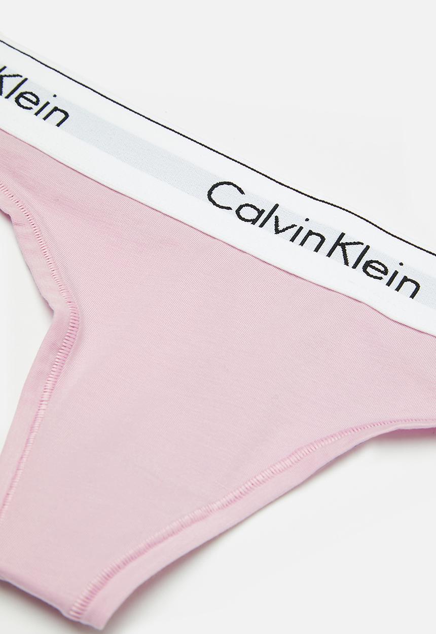 Calvin Klein - Eftw thong - mauve mist