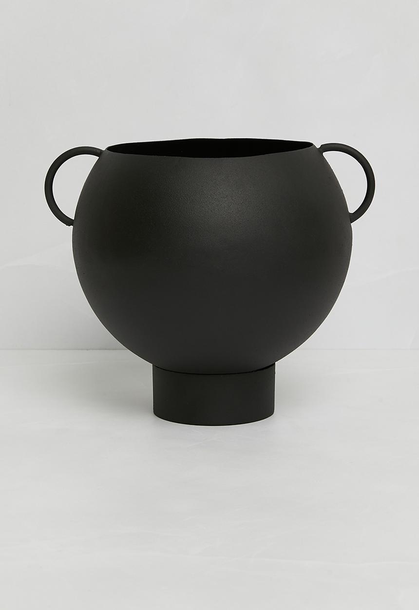 Sixth Floor - Iron Planter - Black
