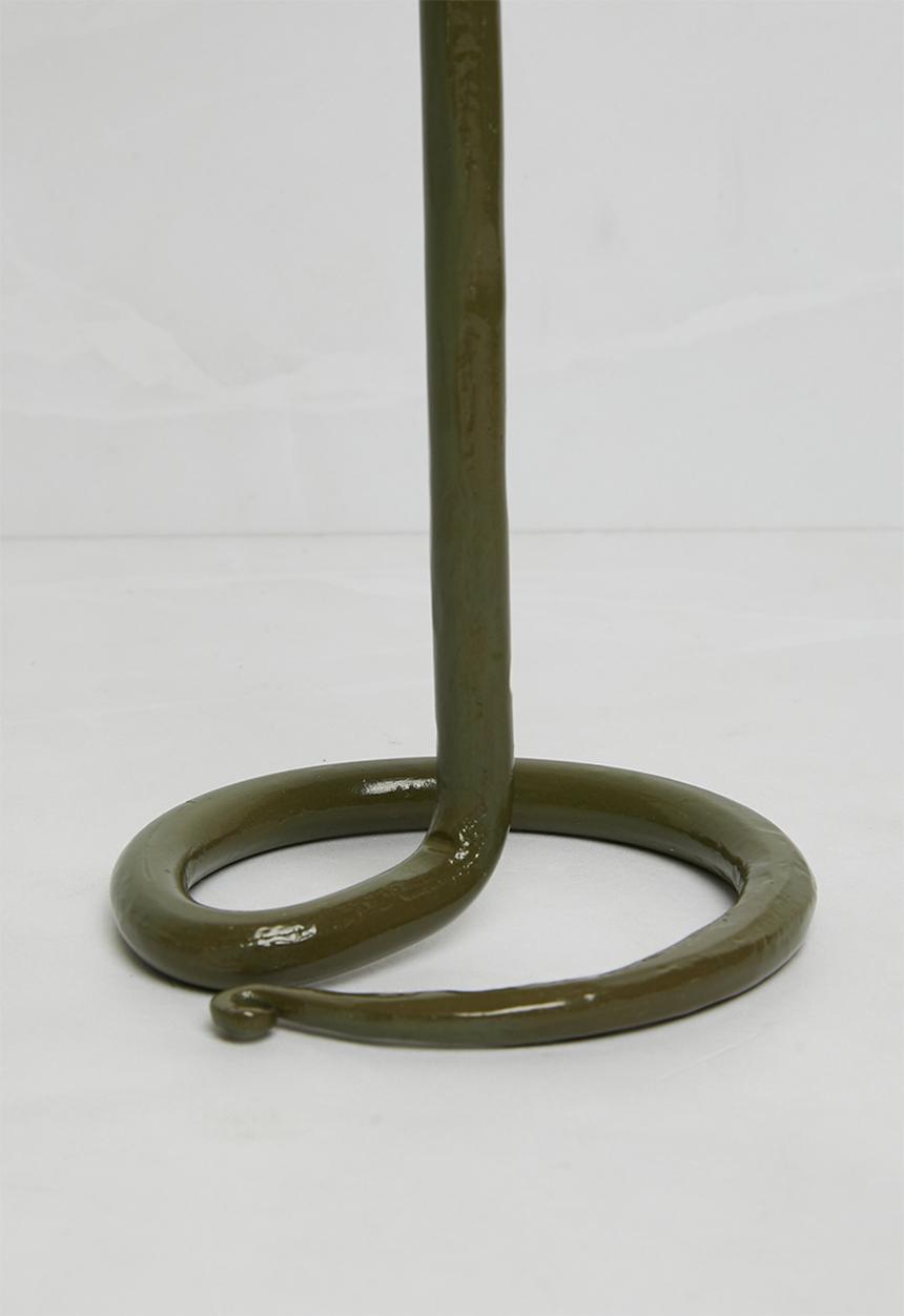 Sixth Floor - Ceramic Candlestick - Olive