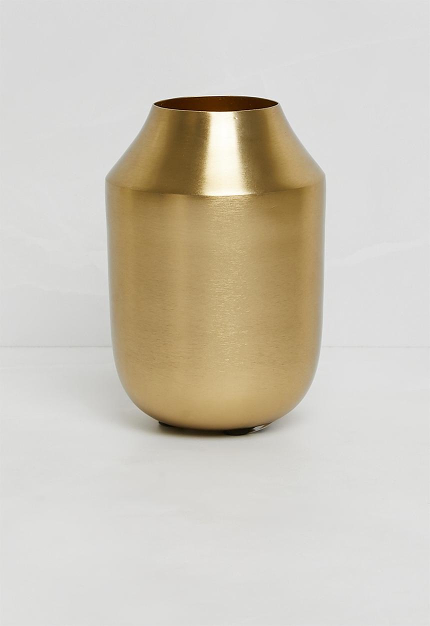 Sixth Floor - Metal Vase - Gold