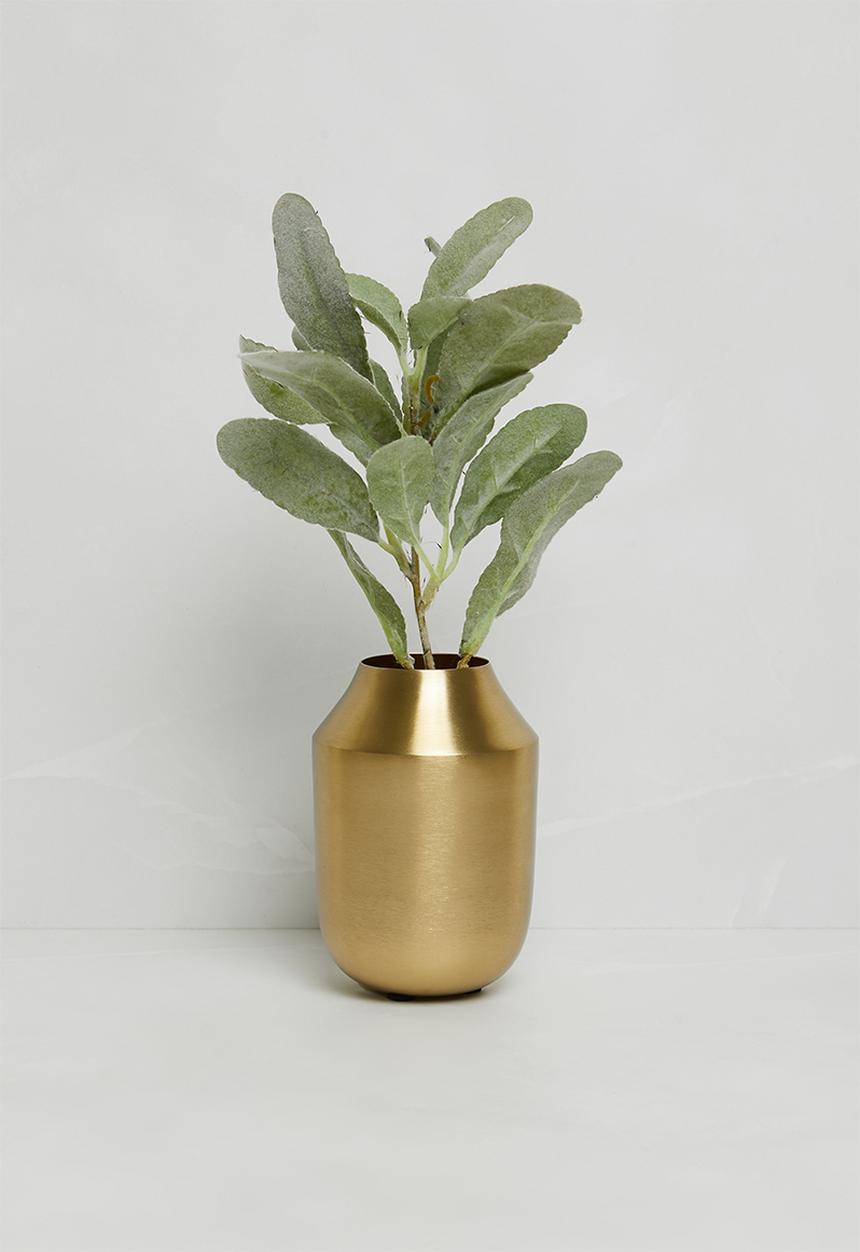Sixth Floor - Metal Vase - Gold