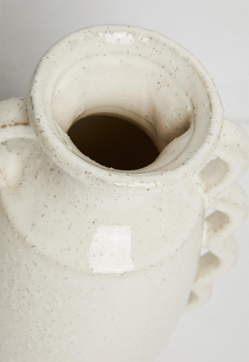Sixth Floor - Stoneware Vase - Cream