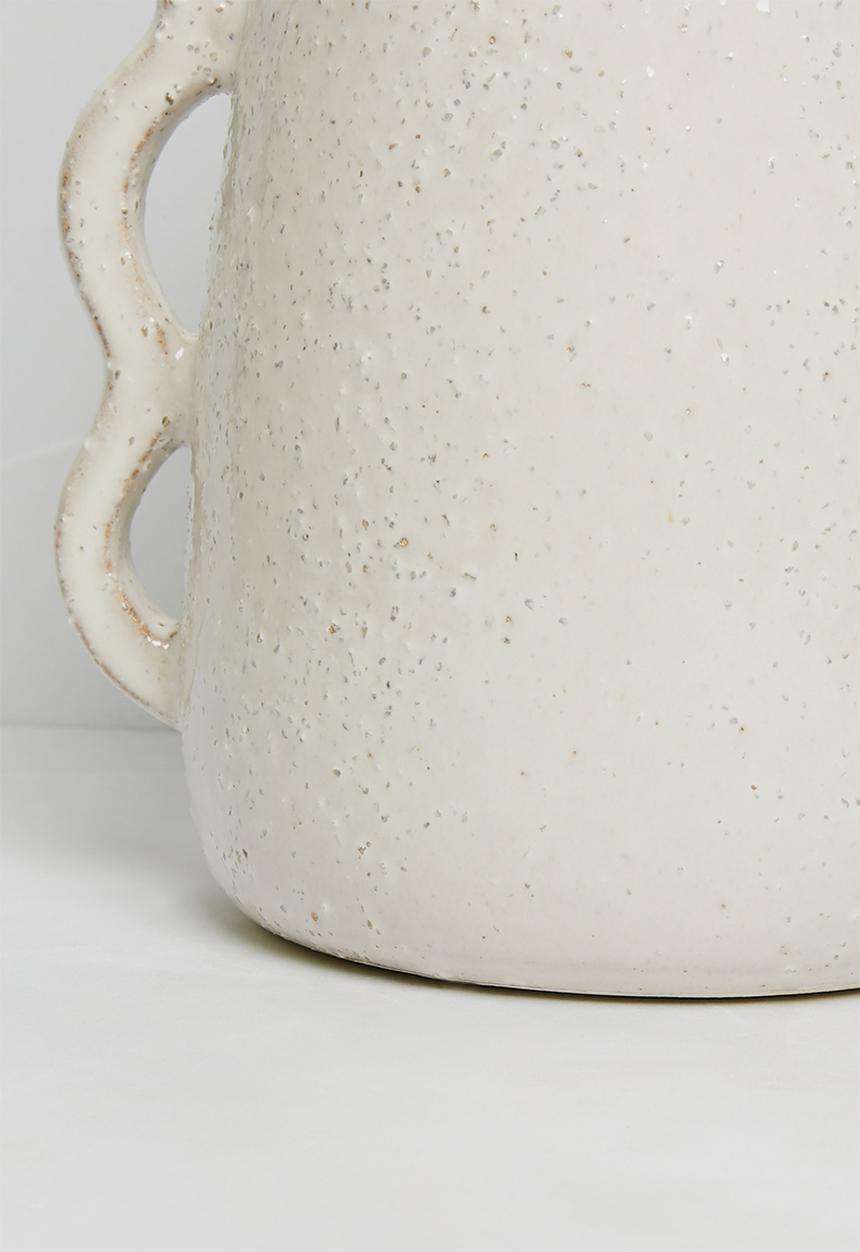 Sixth Floor - Stoneware Vase - Cream