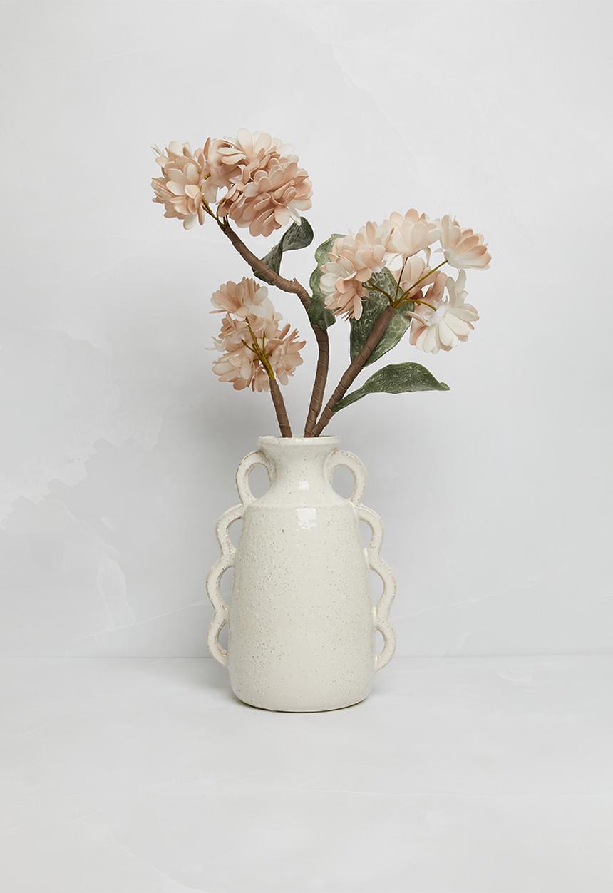 Sixth Floor - Stoneware Vase - Cream