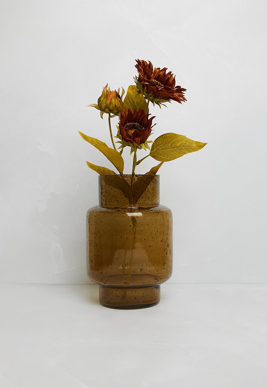 Sixth Floor - Glass vase - Brown