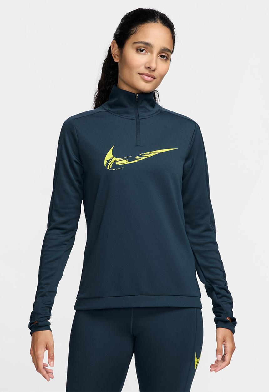 Nike - Nike Swoosh Top - armory navy/bright cactus