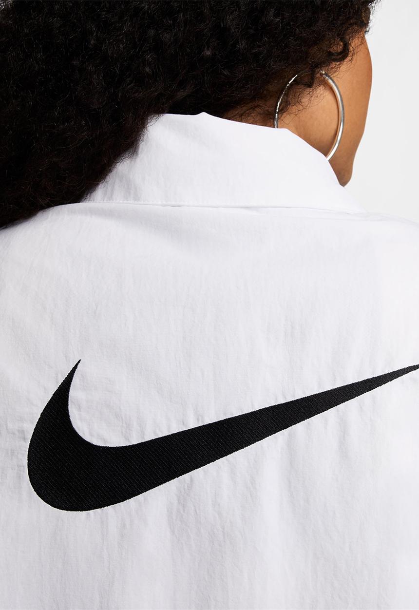 Nike - Nike Sportswear Women's Oversized Woven Jacket - white/black