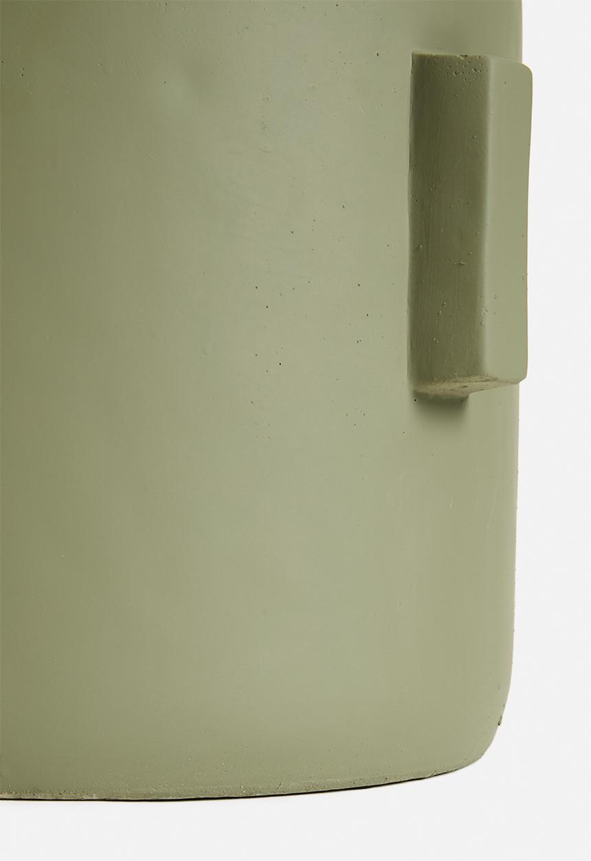 Sixth Floor - Large Concrete planter - Olive