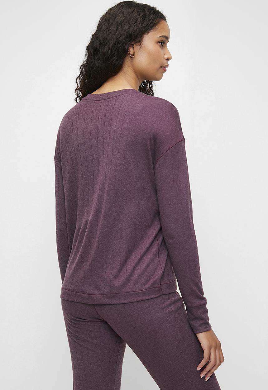 Jockey - Luxury modal long sleeve top - purple
