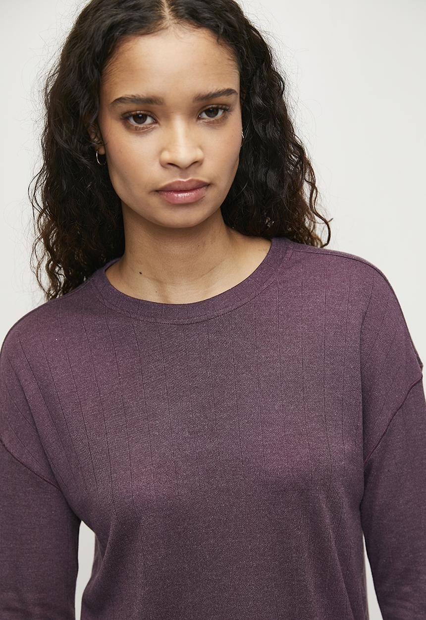 Jockey - Luxury modal long sleeve top - purple