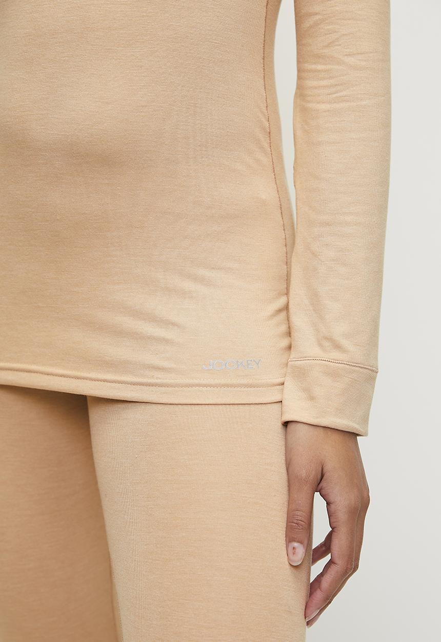 Jockey - Thermalux long sleeve top - powder beige